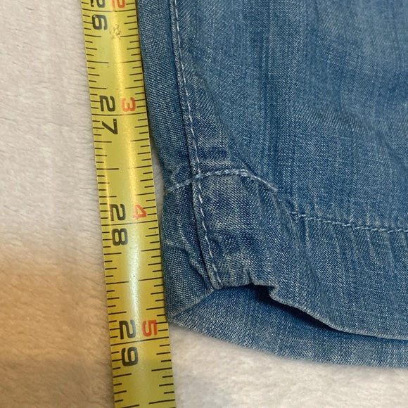 DEX Size S NWT 100% Tencel Light Weight Front Tie Chambray Pant - Picture 9 of 11